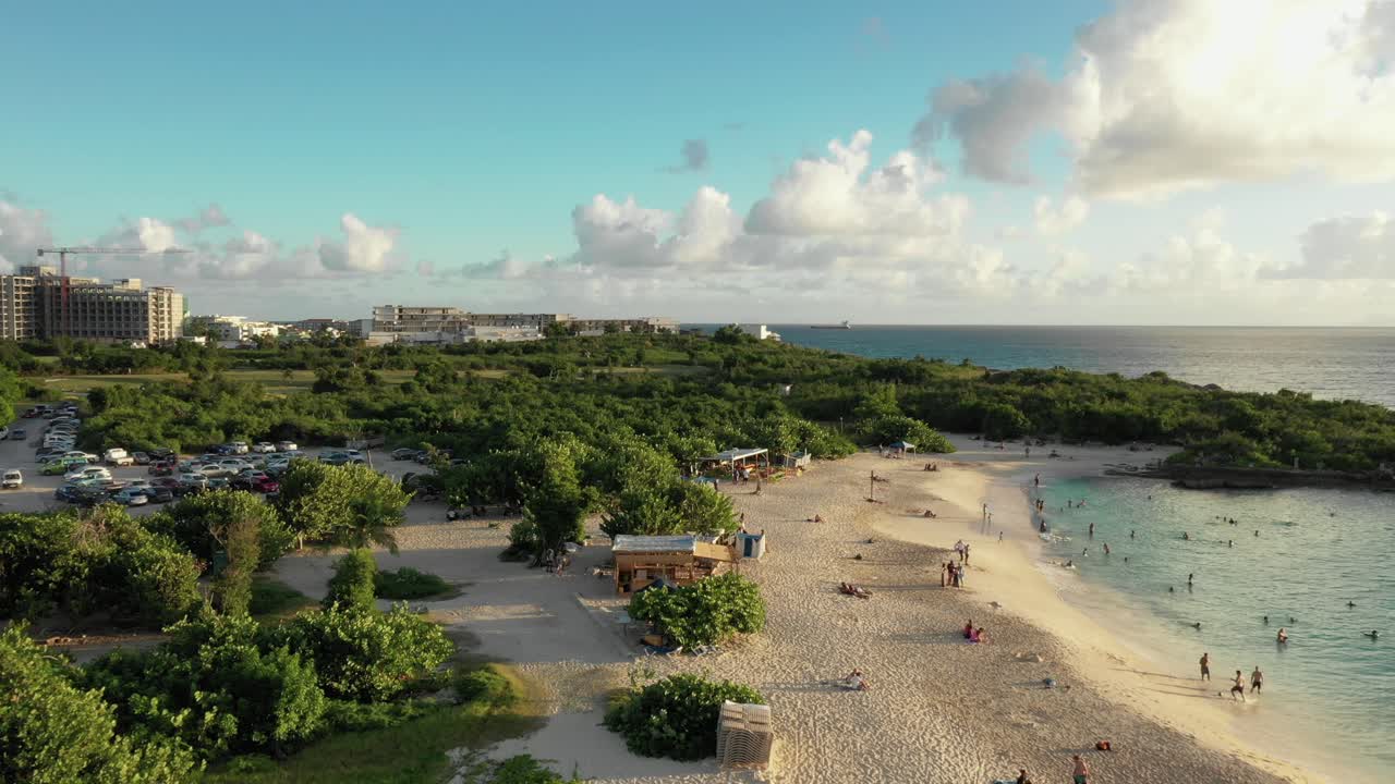 신트 마르텐 의 레트 바이 의 은 공중 풍경