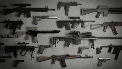 weapons rifles machine guns pistols