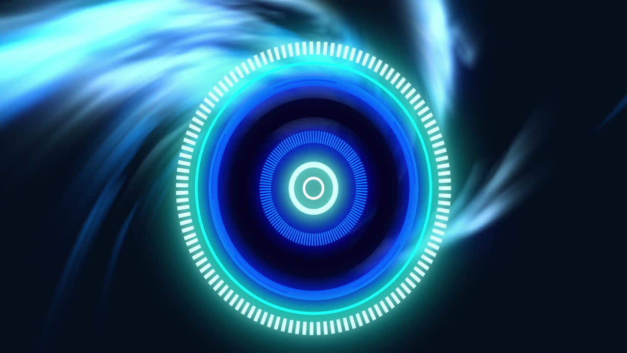 검은색 배경의 스 ⁇  스캐닝과 모양의 애니메이션