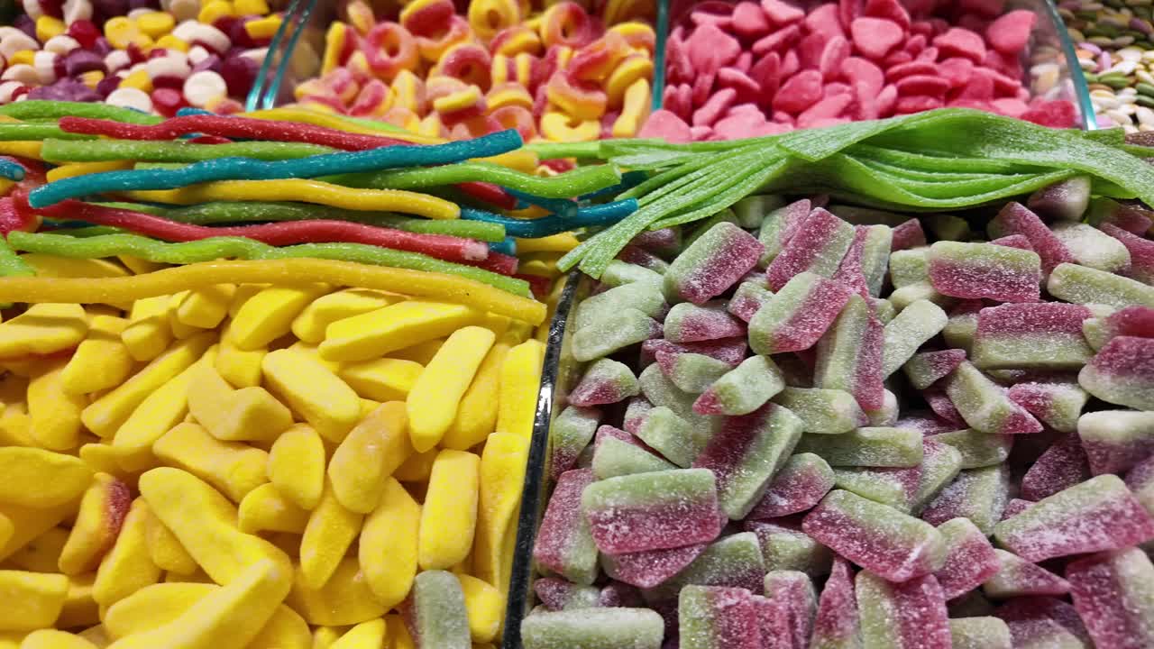 다채로운 사탕의 종류