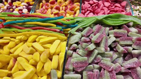 assortment of colorful candies