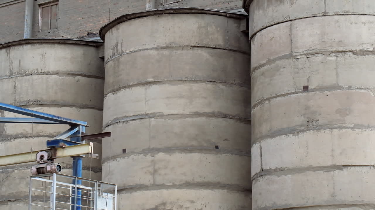 Crushed stone production. Details of stone crushing equipment at the mining factory