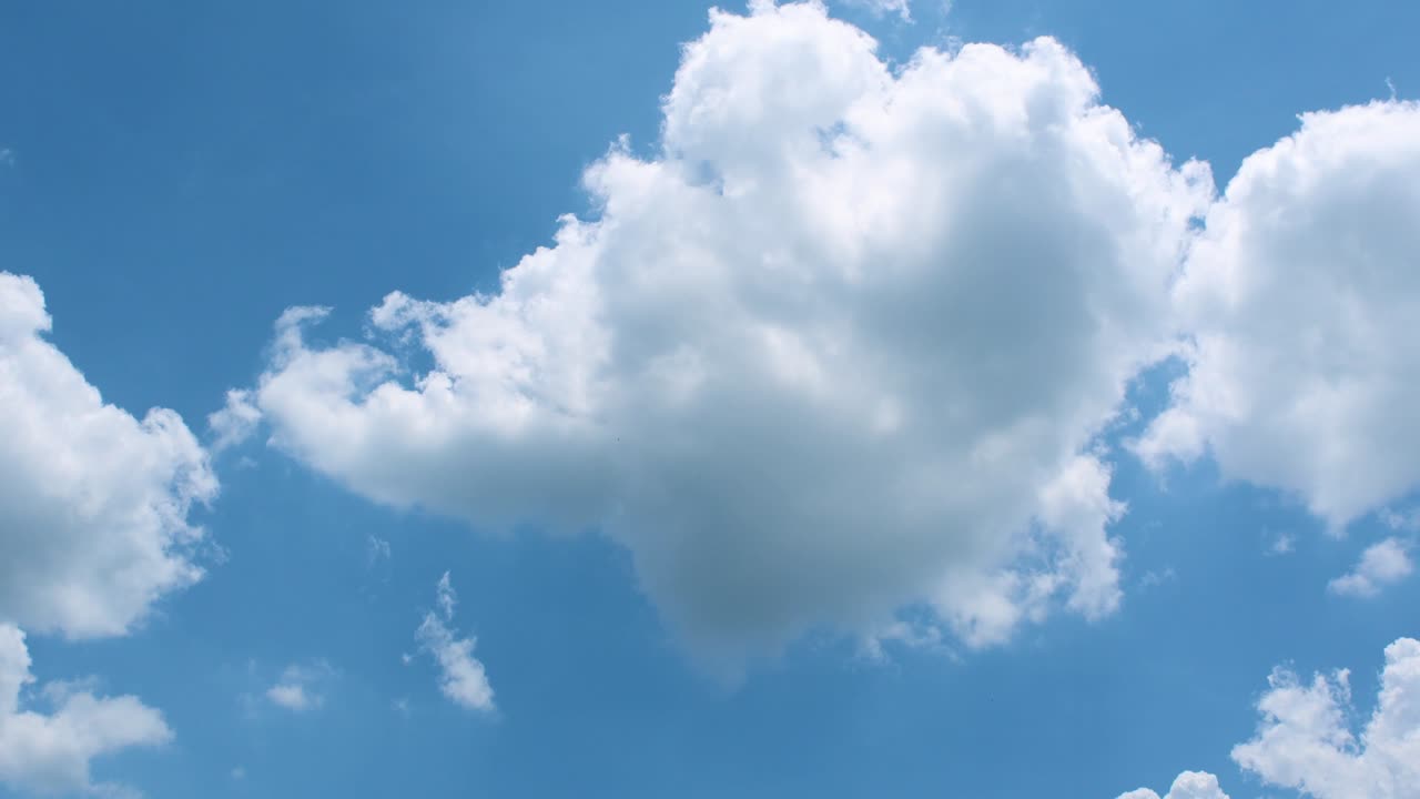 4k 타임 스, 아름다운 구름 움직임