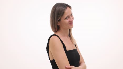 retrato de una mujer hermosa