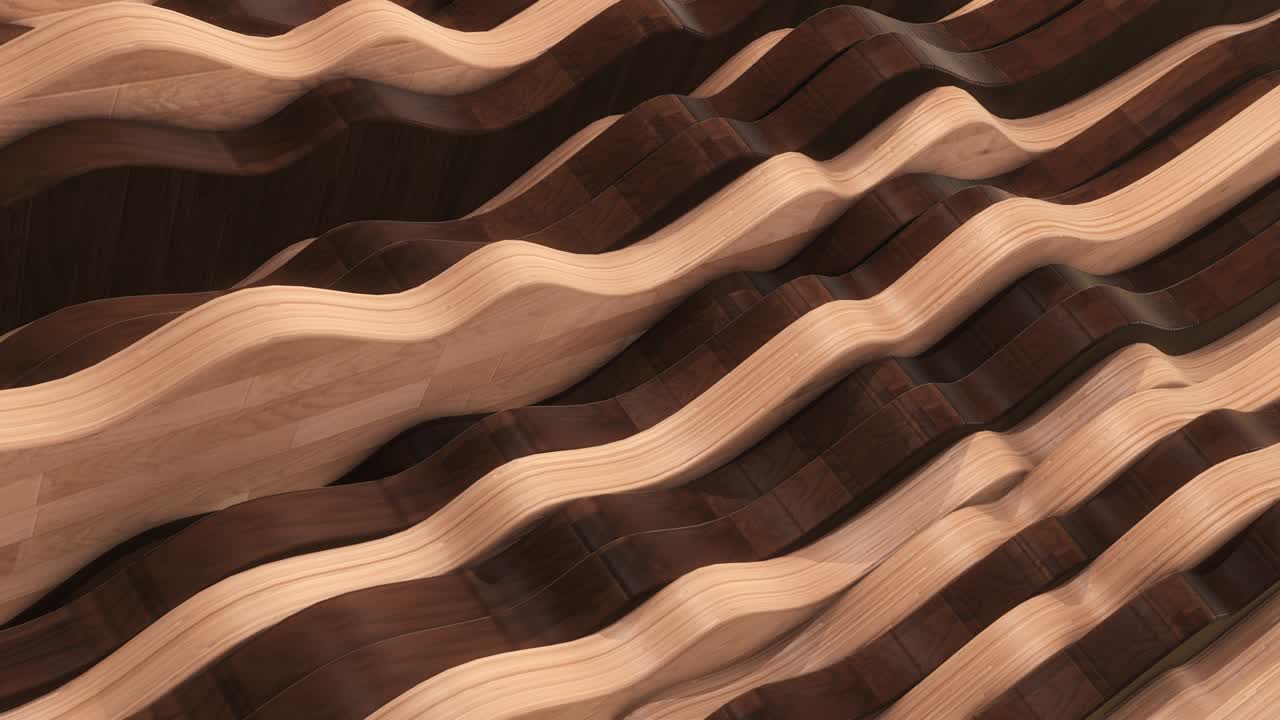 maderas apiladas girando lentamente. fondo abstracto con espacio de copia