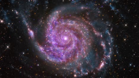 4k nasa cinemagraph collection - m101 spiral galaxy.