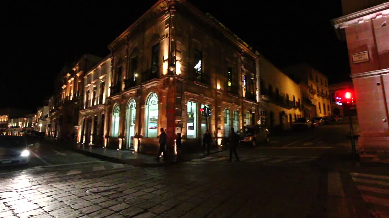 역사적인 센터의 패널, zacatecas 멕시코