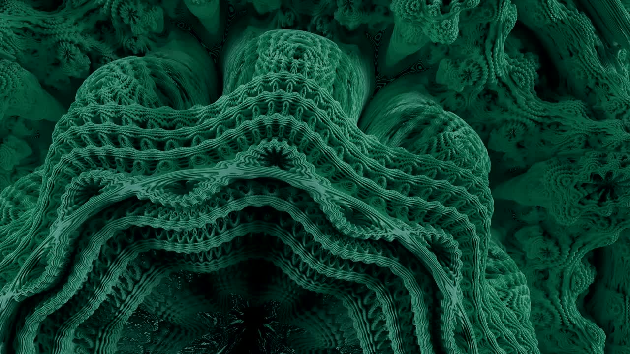 4K Abstract Expanding Fractal Pattern.