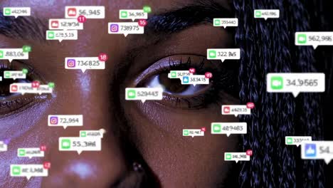 social media engagement on a face