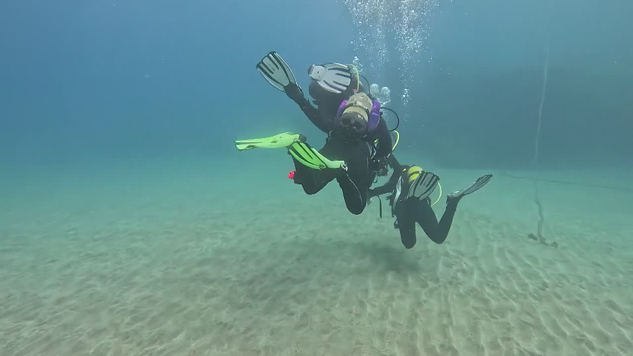 Two Divers Underwater