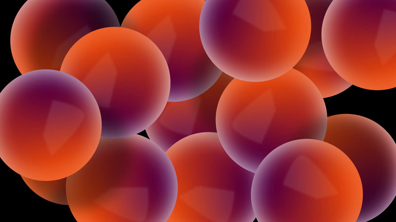 Abstract Sphere Balloons or Balls Wiggle Funny Background