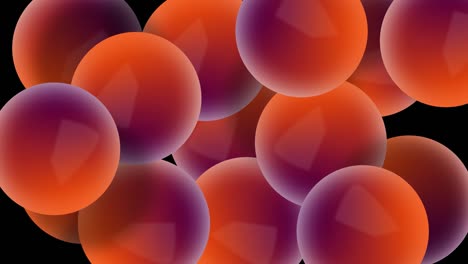 esfera abstracta globos o bolas se mueven fondo gracioso