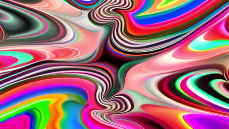 colorful swirling patterns animation with vibrant abstract shapes and lines