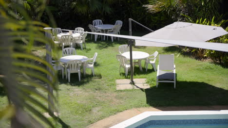 propiedad de lujo piscina al aire libre redonda