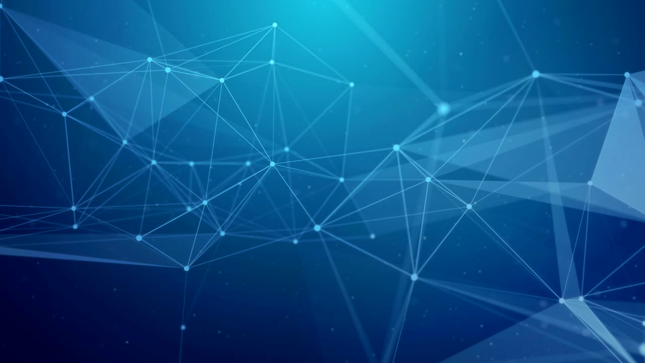 Abstract plexus dark blue molecule structure medical substance molecules and technology futuristic structure presentation loop backgrund for science, chemistry, biology, medicine, research.