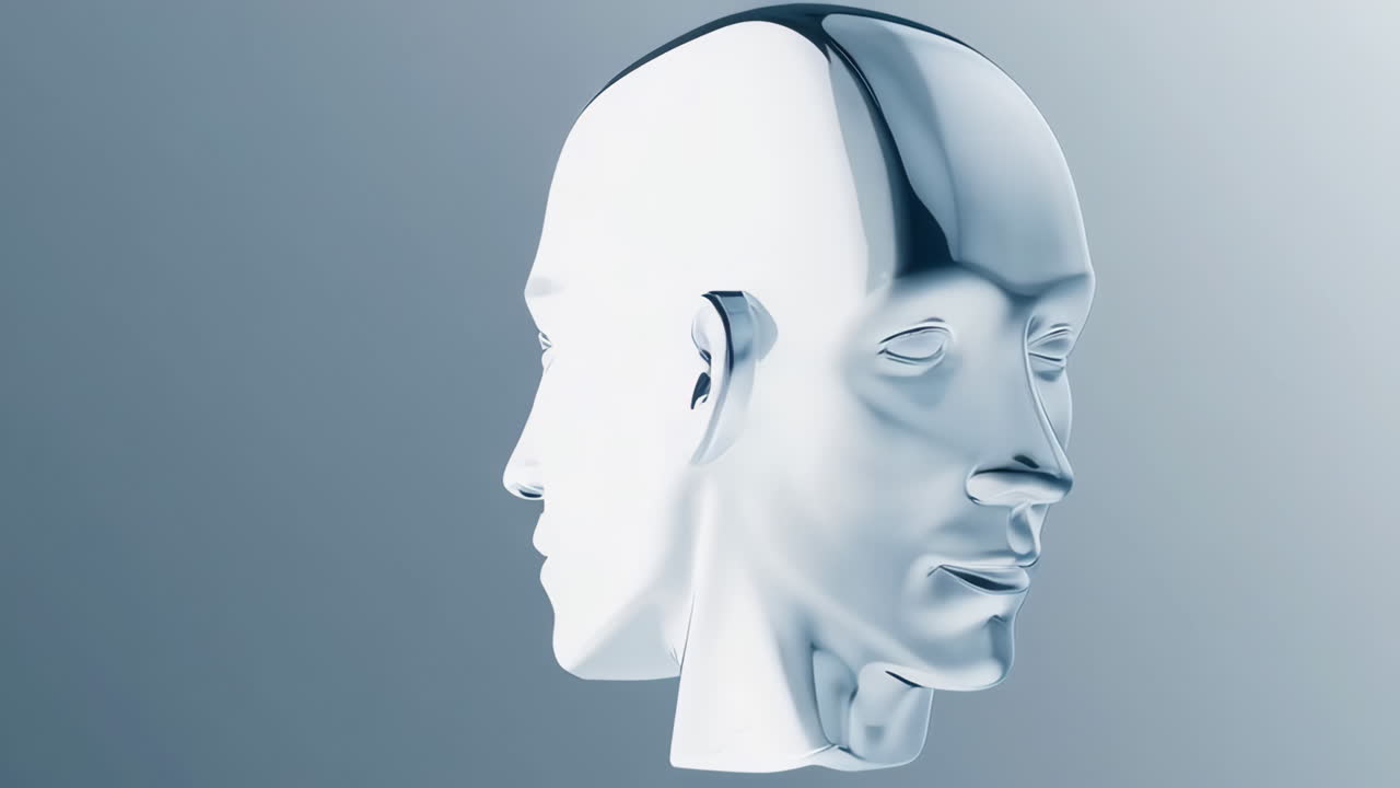 AI Human Head Concept