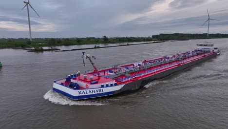 kalahari barge on a river