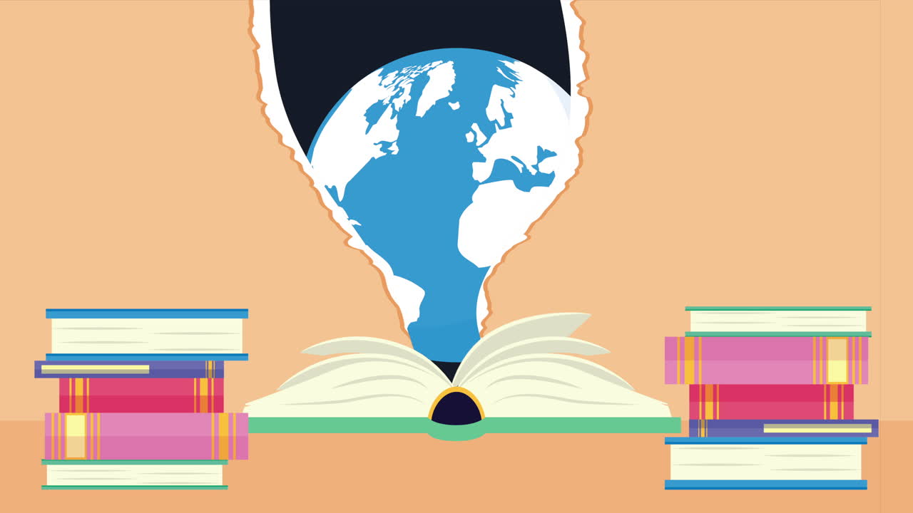 세계 책의 날 축하: 책 어리와 지구 행성