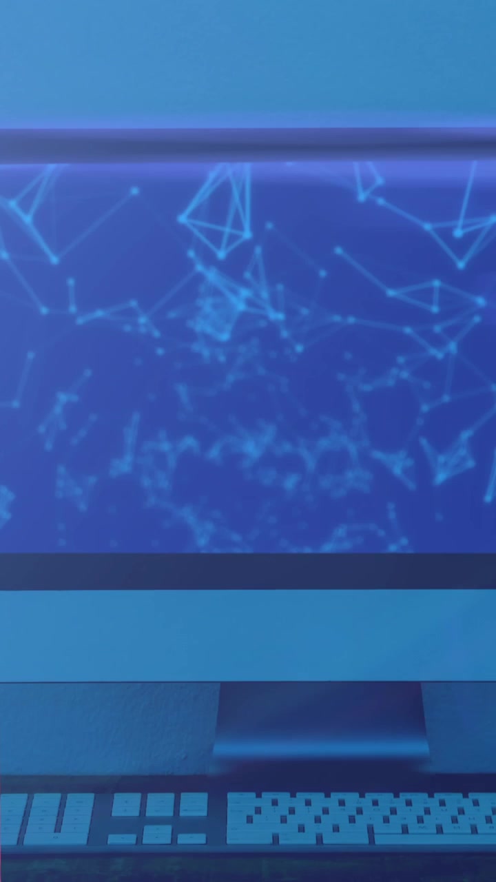 Animation of data processing over office