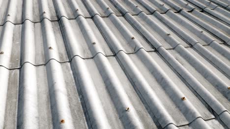 vertical gray roof tiles on the roof of a tall building