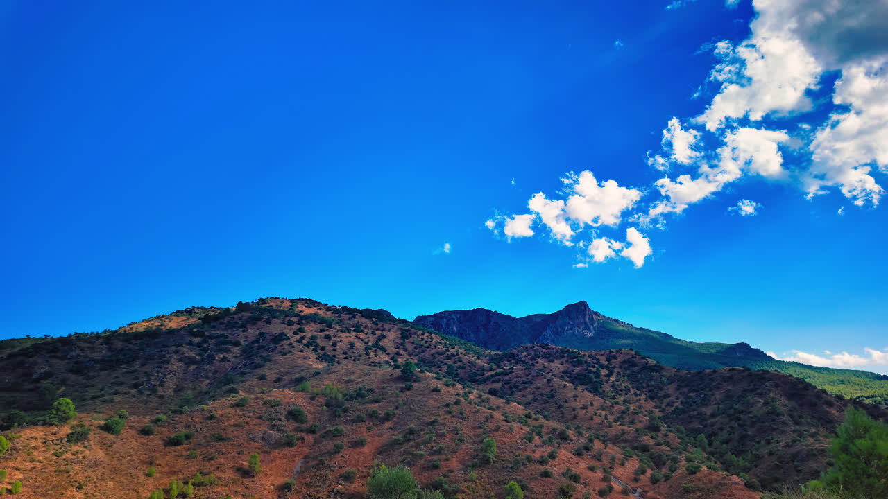 Countryside time lapse at Ardales, Andalusia, Spain