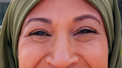 eyes, vision and portrait of senior woman