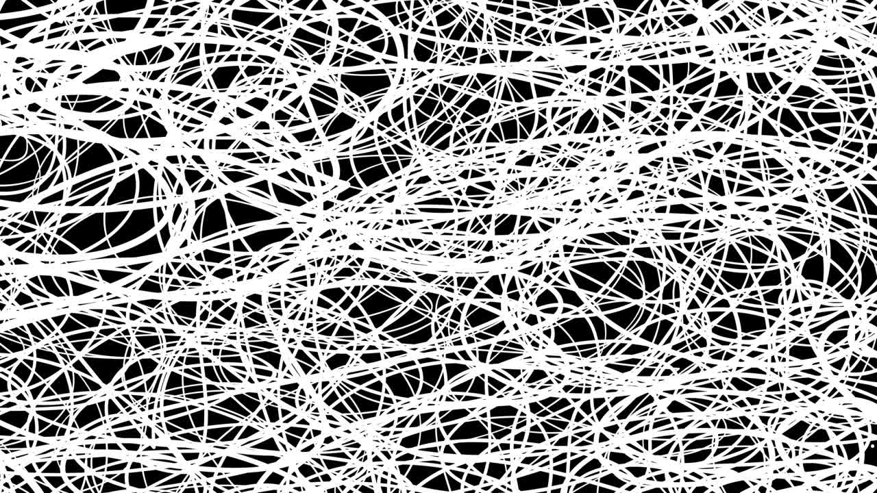 Animated stop motion scribbly scratched noise texture background and overlay, 4K infinite loop stock video