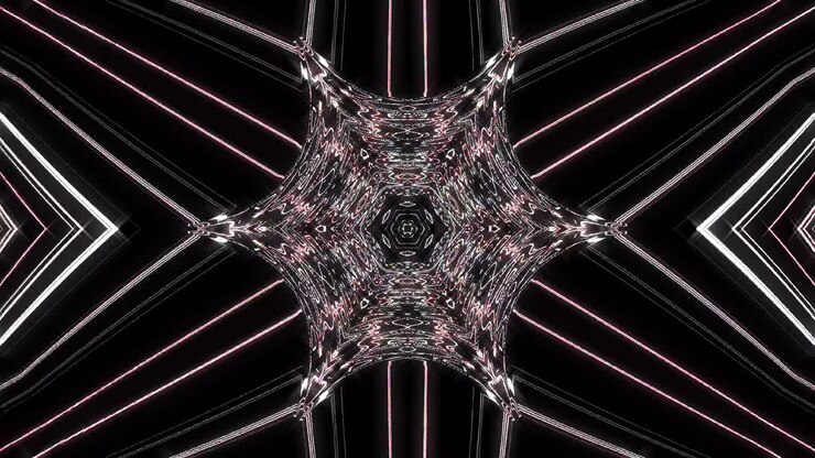 Bright abstract light governing full color, kaleidoscope