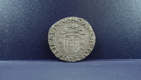 portuguese old silver coin