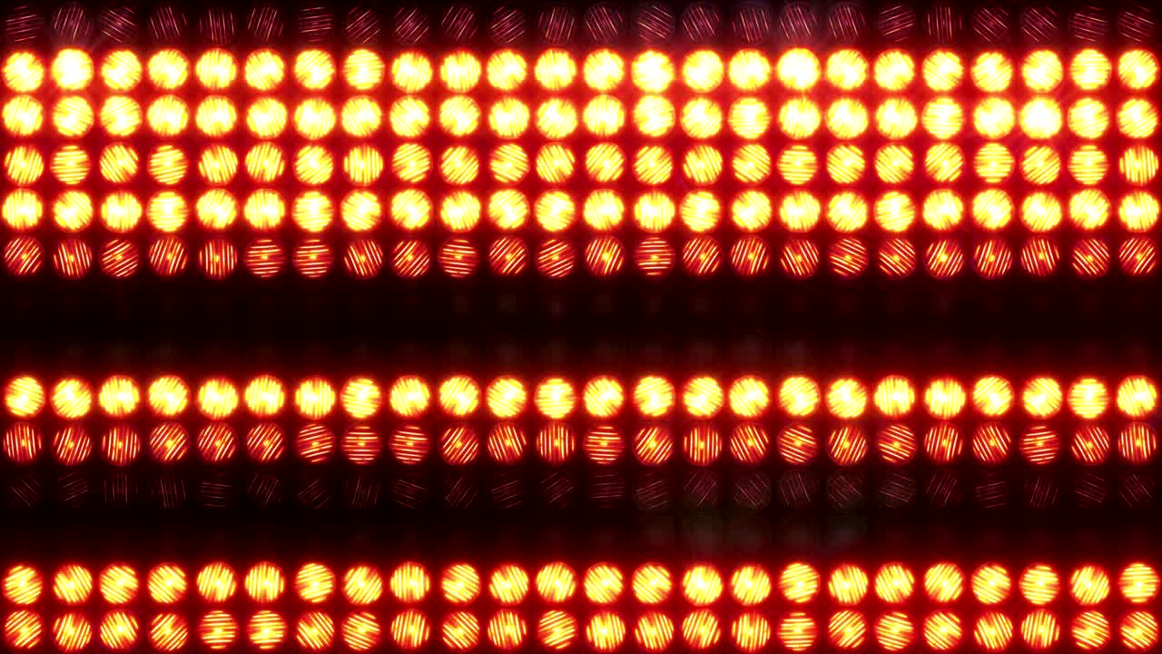 Parete di luce, lampeggio soffuso di strisce orizzontali, in loop