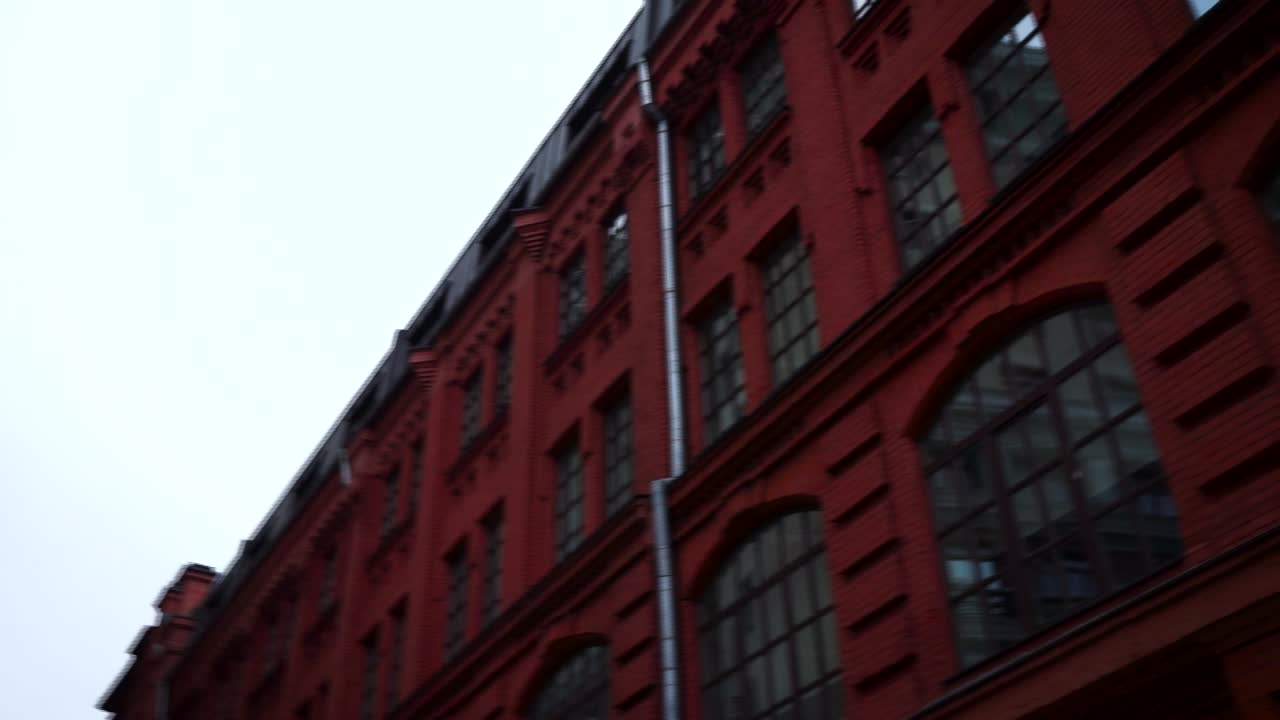 Red Brick Building Facade