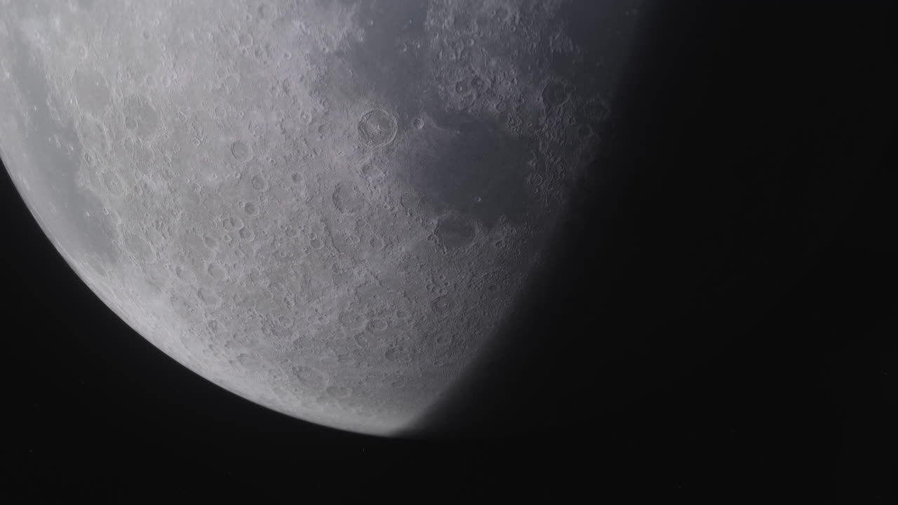 Moon vieved from Space