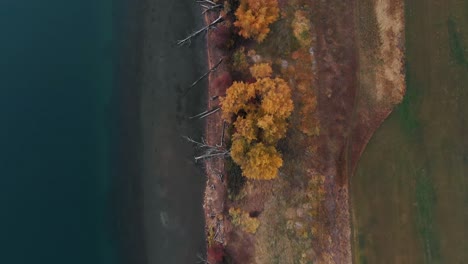 Increíble-Lago-De-Cabeza-Plana-Kalispell-Montana-Aérea