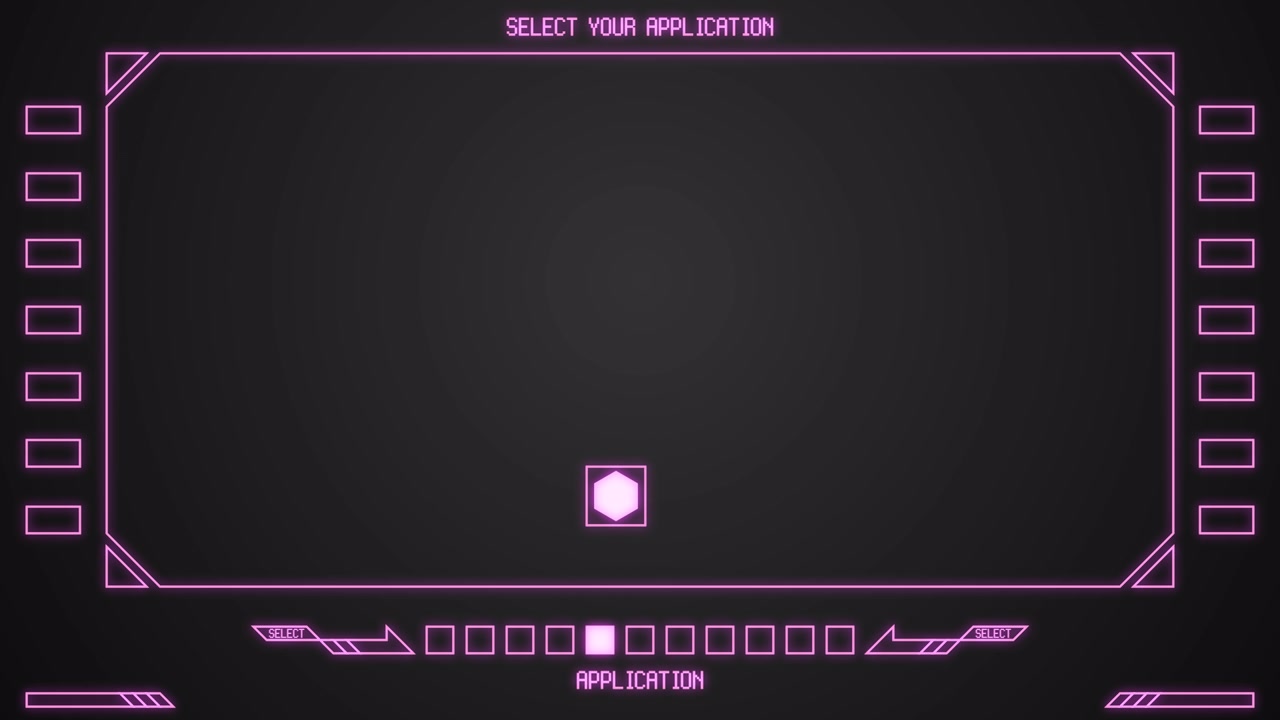SELECT APPLICATION hexagon Transitions. 1080p - 30 fps - Alpha Channel (6)
