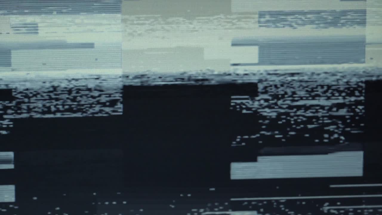 TV Noise with No Signal