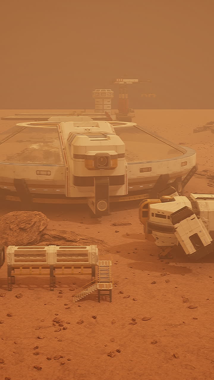Abandoned Martian Outpost