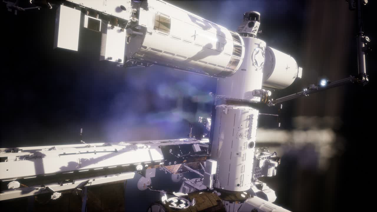 International Space Station in outer space