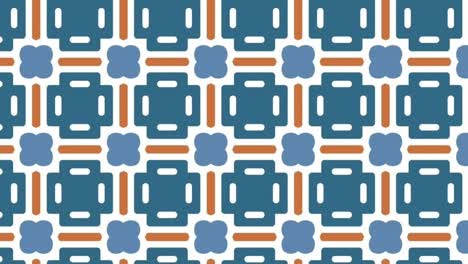 geometric retro seamless pattern loop animation