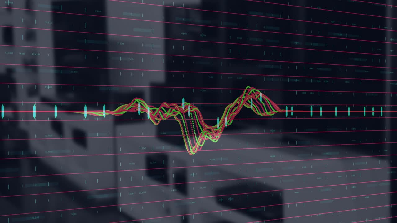Animation of data processing over office