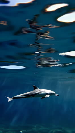 dolphin underwater