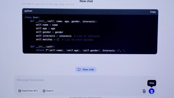 Python-kodebiter for datingapplikasjon