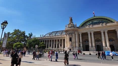 grand palais champs-elysées paris france museum exterior of building landmark