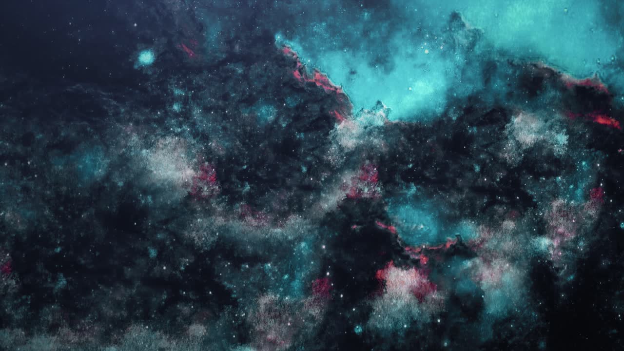 4K nebulae and other particles floating in the universe