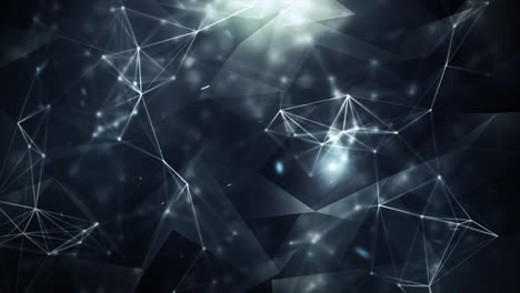 abstract geometric network background