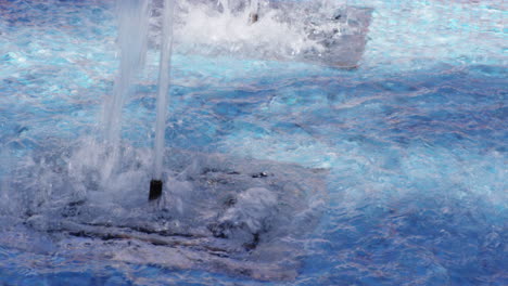 close up of a fountain in a hotel in muscat, oman