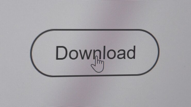 Clicking download button on the screen