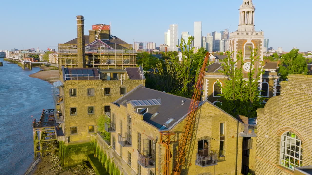 London Cityscape Aerial View