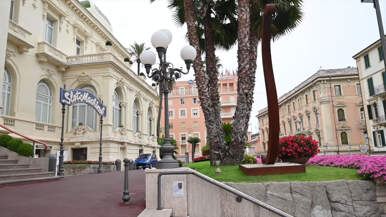 Casino building in Sanremo city, Italy