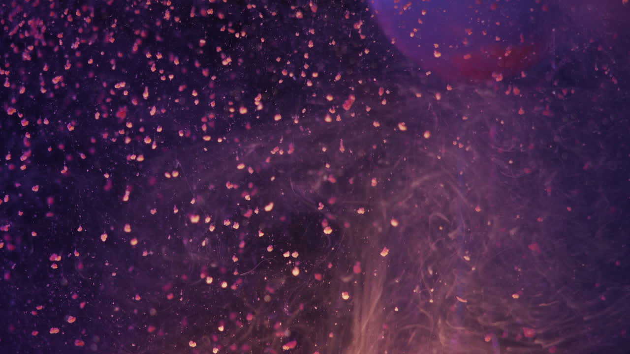 Particles floating in slow motion abstract background graphics