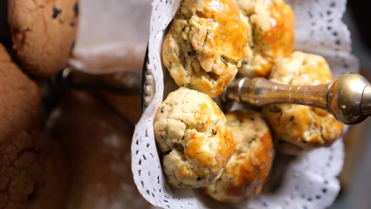 Assorted Sweet Baked Goods Display